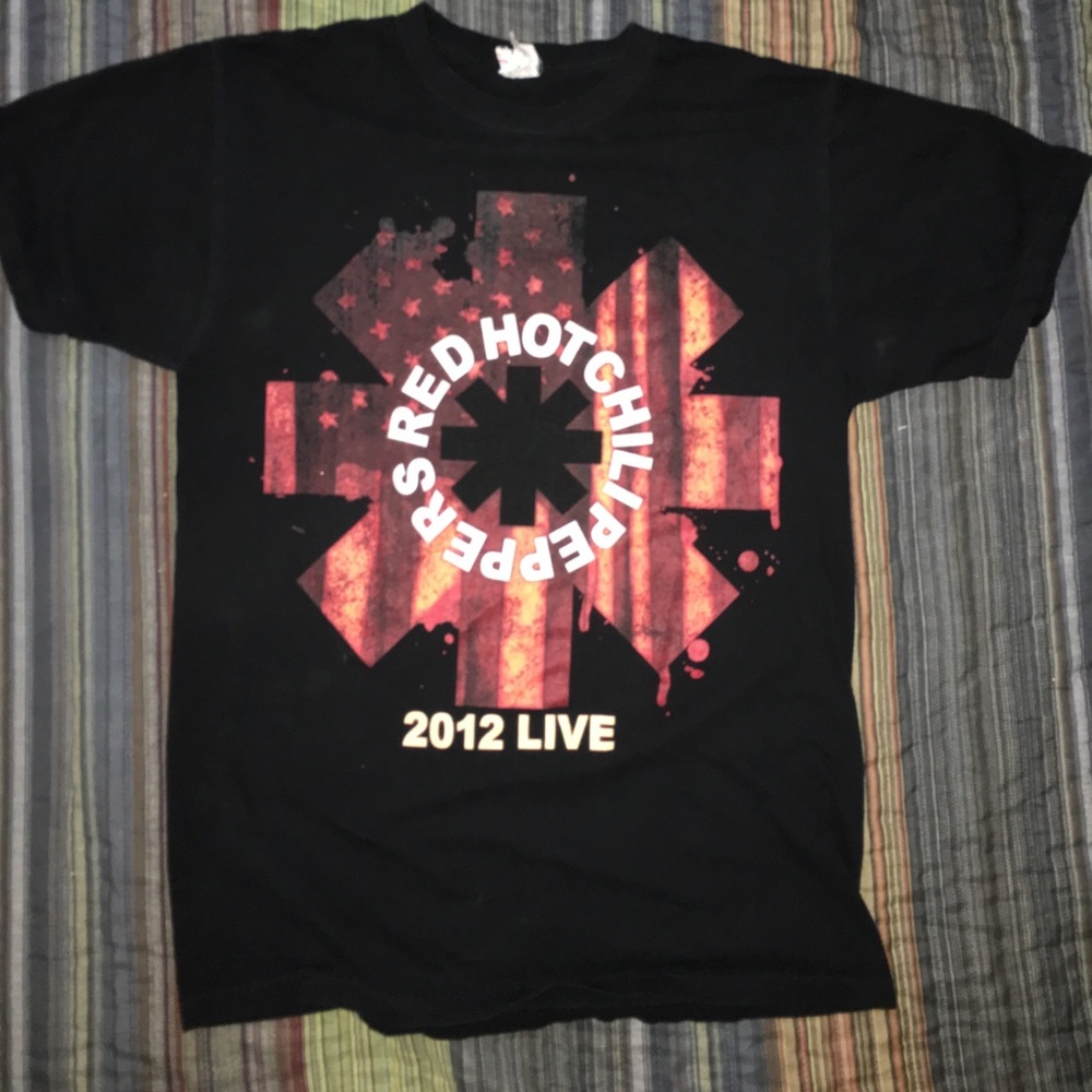 Official Red Hot Chili Peppers 2012 Tour Band tee